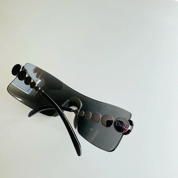 RARE🖤DIOR Vintage millenium rimless sunglasses Y2K.